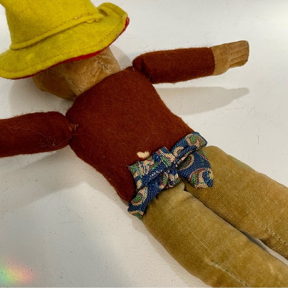 Vintage Norah Wellings Doll 1930s Boy with Mexican Sombrero Fabric Doll - Picture 6 of 12